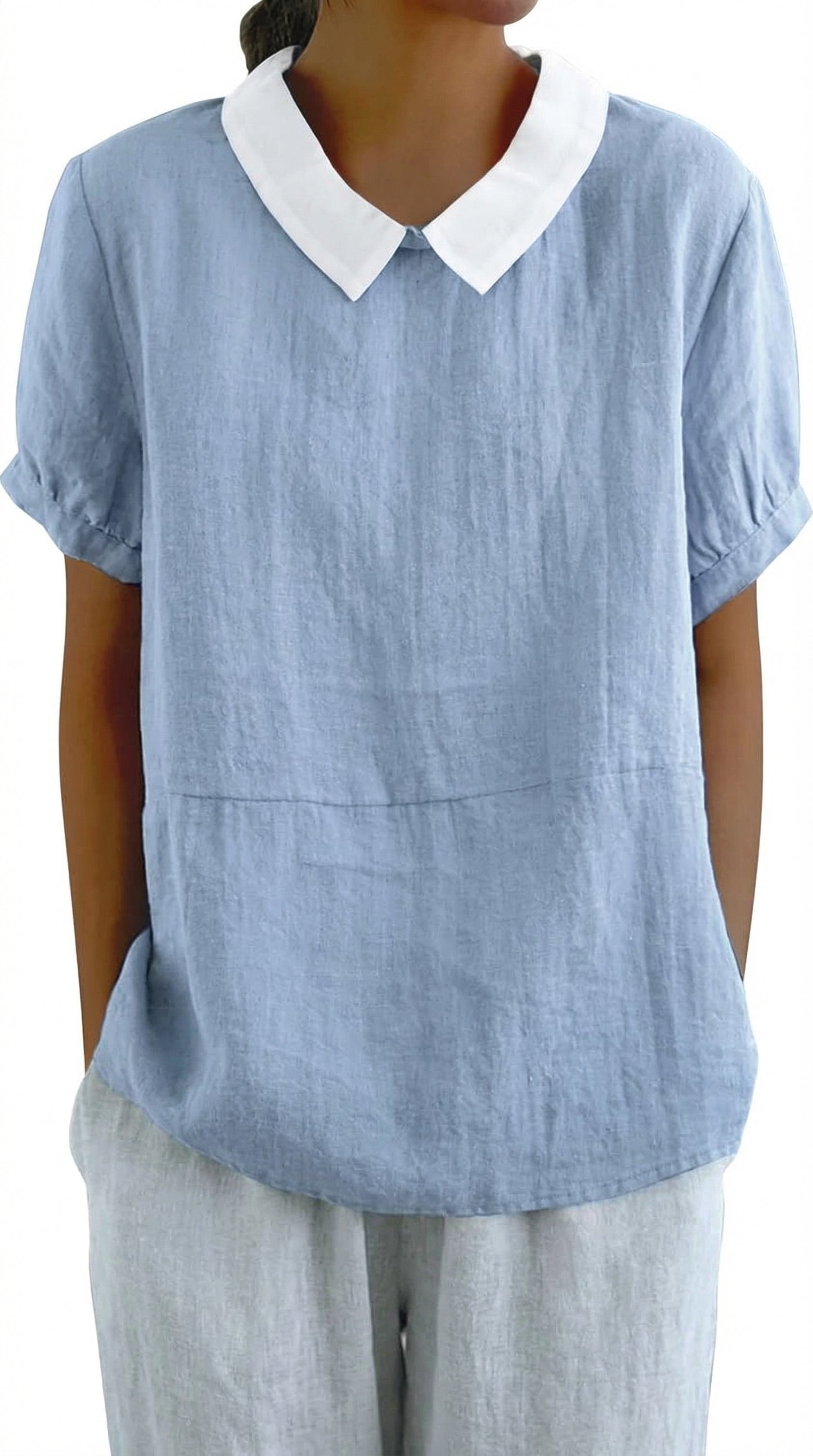 BLUSA DE LINO REFINADA