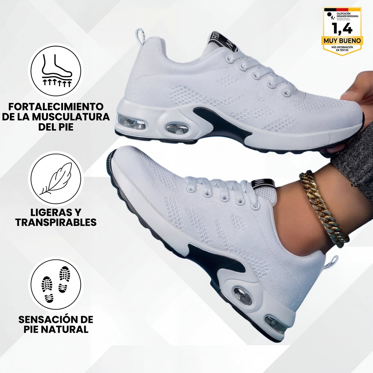 OrthoCare-Zapatillas ergonómicas para aliviar el dolor + PLANTILLAS GRATIS