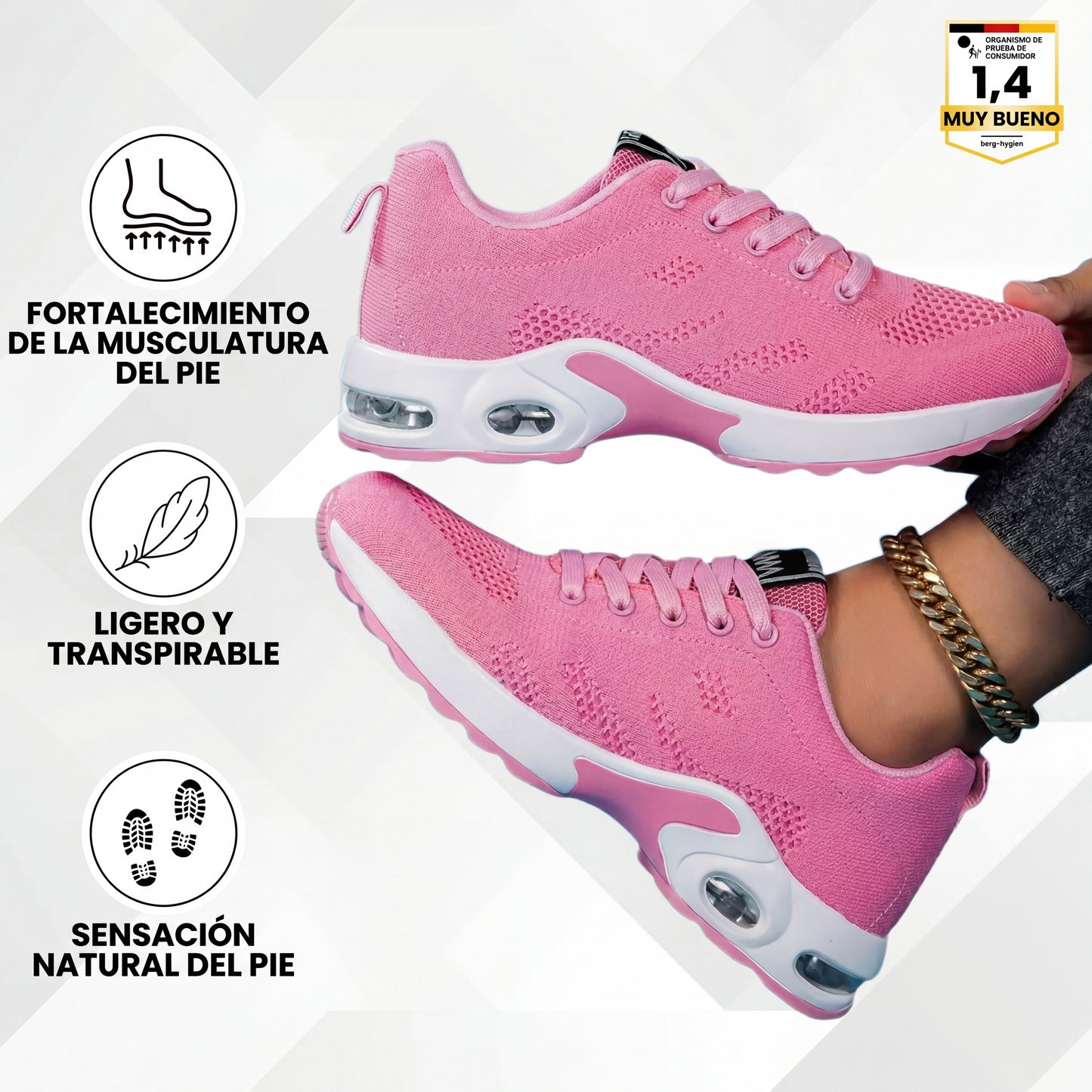 OrthoCare-Zapatillas ergonómicas para aliviar el dolor + PLANTILLAS GRATIS