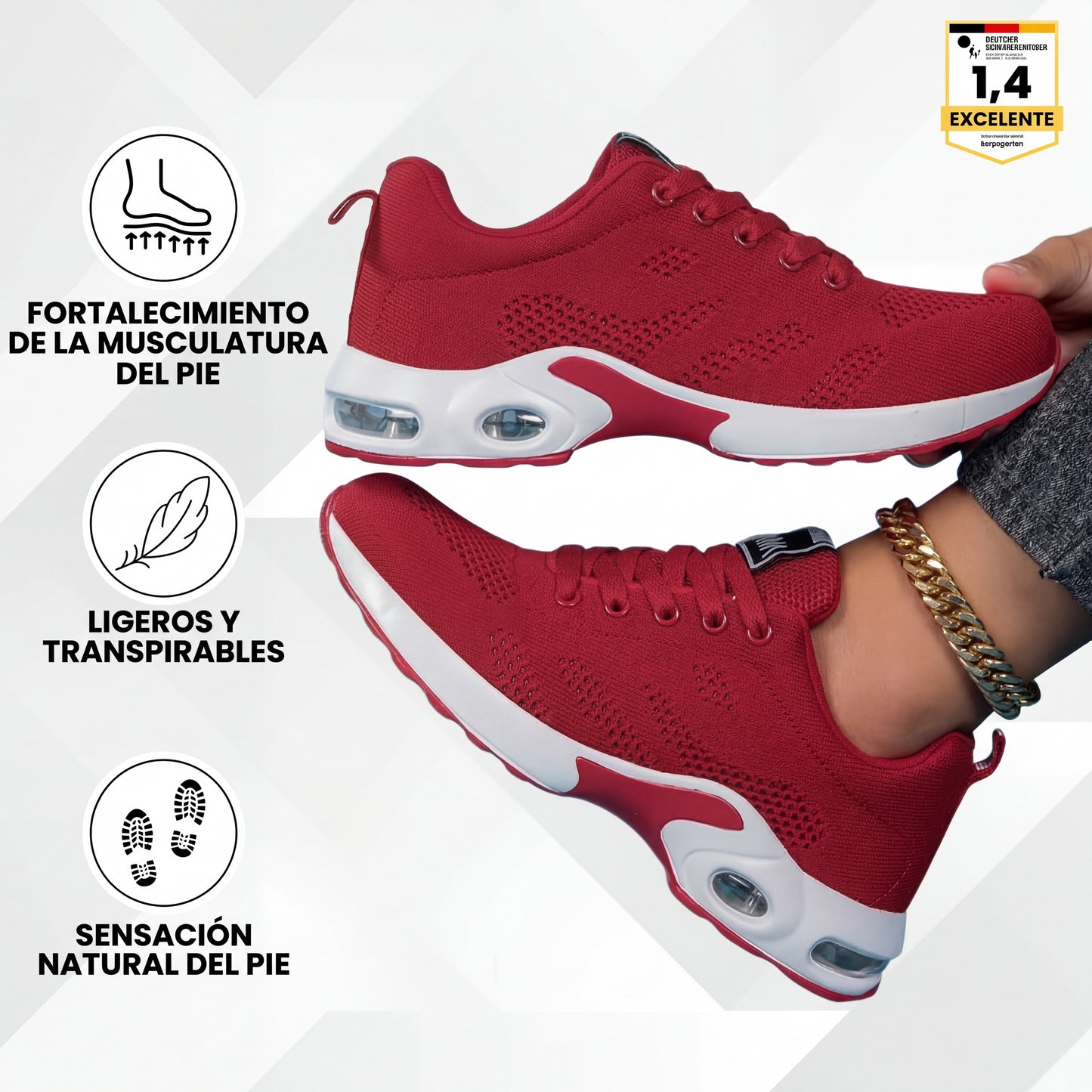 OrthoCare-Zapatillas ergonómicas para aliviar el dolor + PLANTILLAS GRATIS