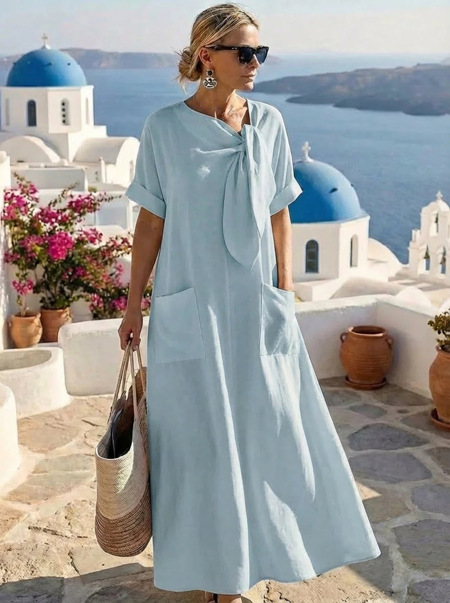 Vestido elegante Fleur™ con bolsillos