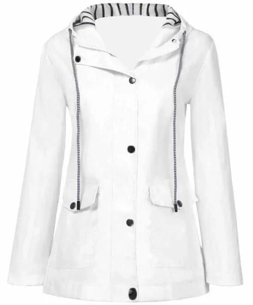 CHAQUETA IMPERMEABLE PARA LLUVIA CASUAL