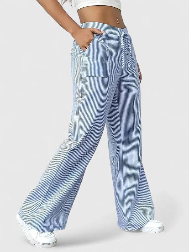 PANTALONES CORTE ANCHO DISEÑO MODERNO