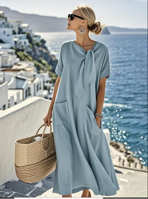 VESTIDO FLUIDO CASUAL UNICO IRITHEL