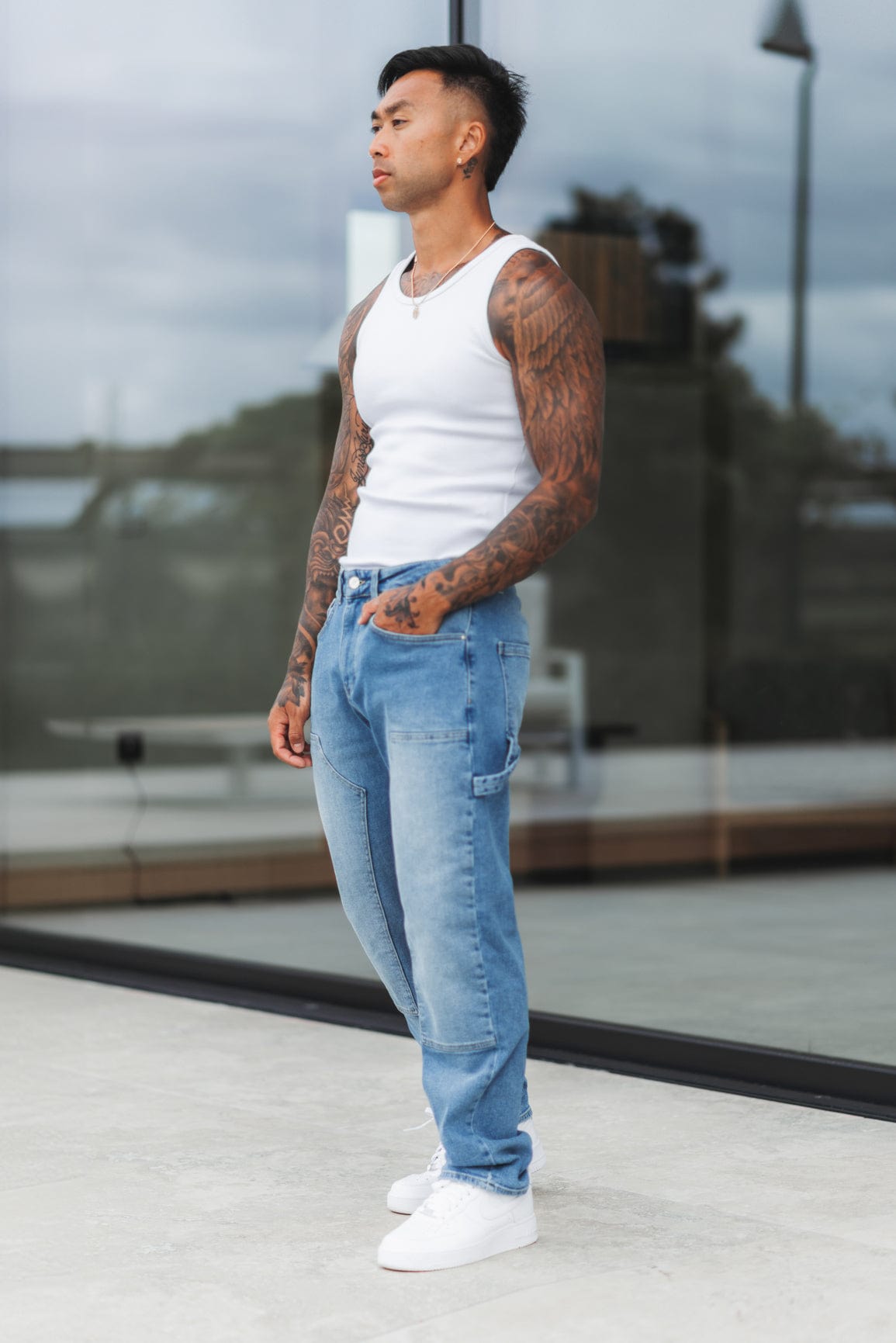 VAQUEROS CARPENTER - AZUL CLARO