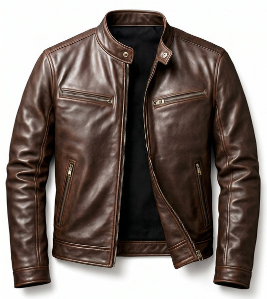 Chaqueta de cuero vintage