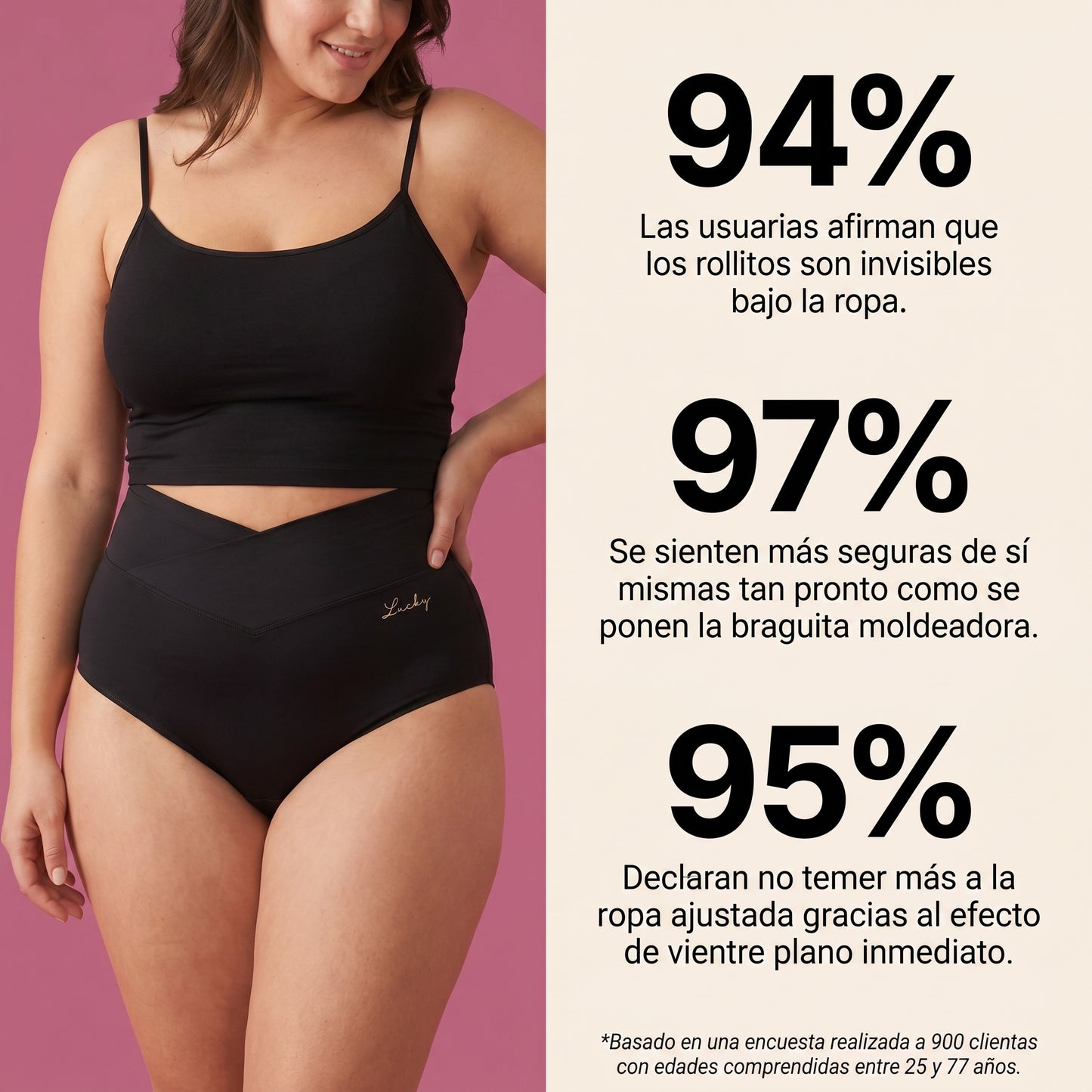 Braguitas de talle alto-Control abdominal sin costuras